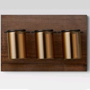 NEW Wooden Plaque with Mason Jars